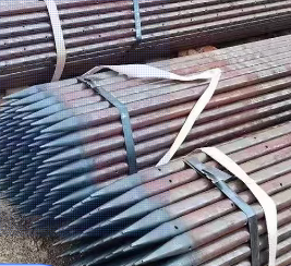 蛟河超前小导管预埋钢管出尖打孔焊倒刺无缝焊管厂